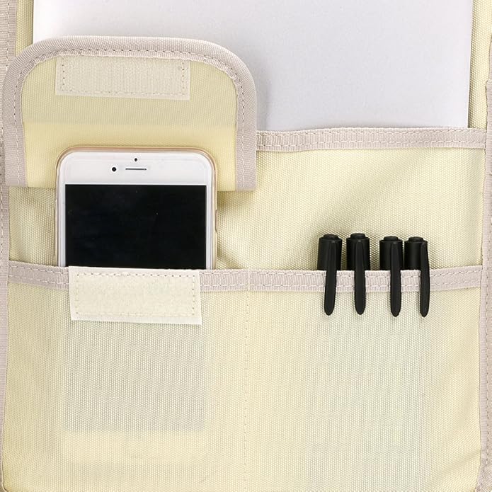 BTSKY New Multi-functional A4 Document Bags Portfolio Organizer-Travel Pouch Zippered Case for Ipads, Notebooks,Documents