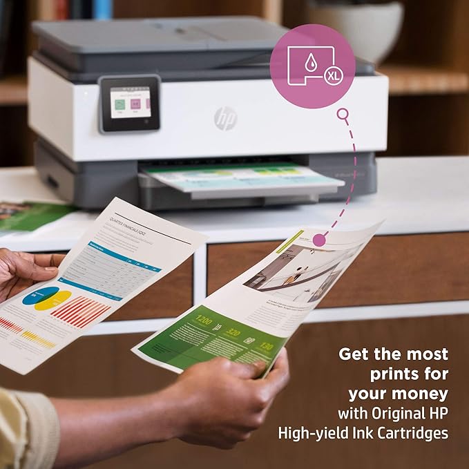 HP OfficeJet Pro 8025e Wireless Color All-in-One Printer with bonus 6 free months Instant Ink with HP+ (1K7K3A), Gray