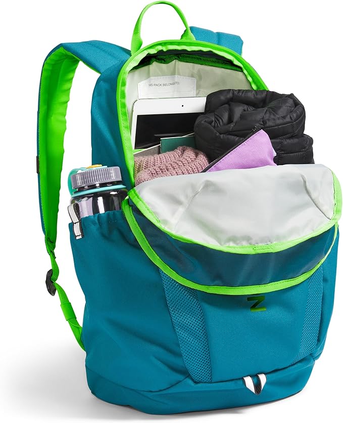 THE NORTH FACE Teen Mini Recon Backpack, Blue Moss/Safety Green, One Size