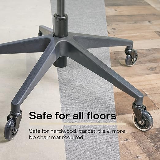 The Office Oasis Original Roller Style Office Chair Wheels (As Seen On PBS) - Only Compatible with IKEA Brand Chairs