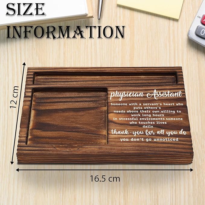 Physician Assistant Sticky Notepad Holder, Thank You Gifts for Physician Assistant, Appreciation Gifts for PA School Nurse Week Gift Sticky Note Pad Holder TZP25