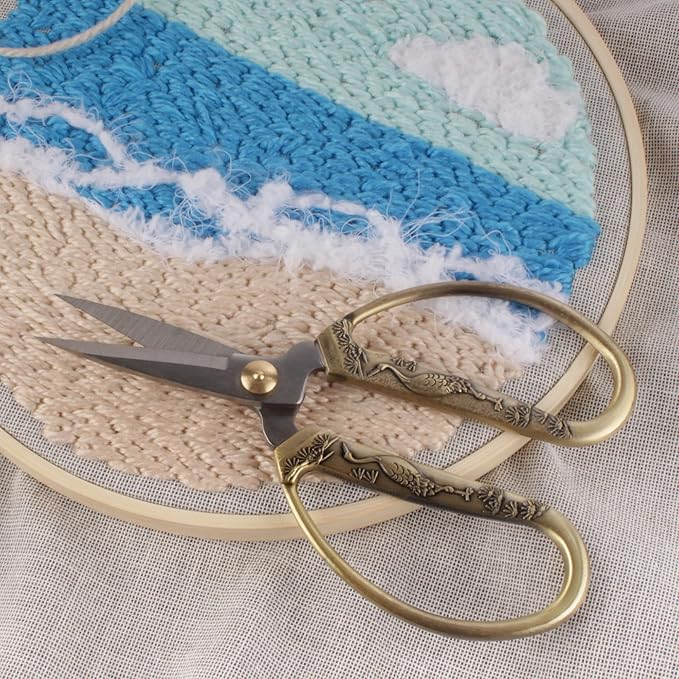 JubileeYarn Crane Motif Small Embroidery Craft Scissors - Assortment - 30 Scissors