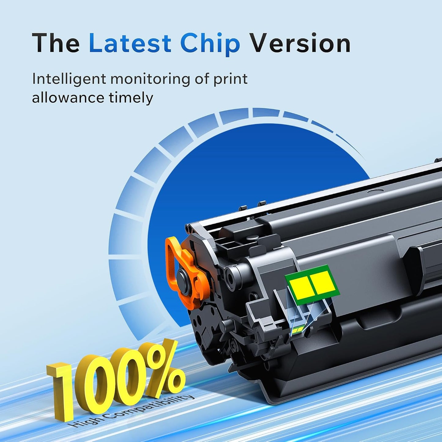 Valuetoner Compatible Toner Cartridge Replacement for HP 35A CB435A for P1006, P1009, P1002, P1003, P1004, P1005 Laser Printer (Black, 4 Pack)