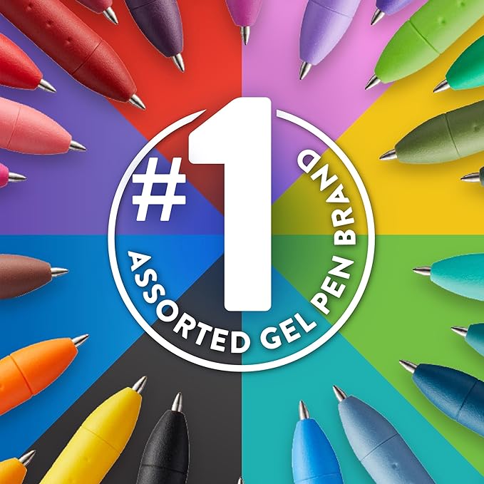 Paper Mate InkJoy Gel Pens, Medium Point, Assorted Colors, Set of 14