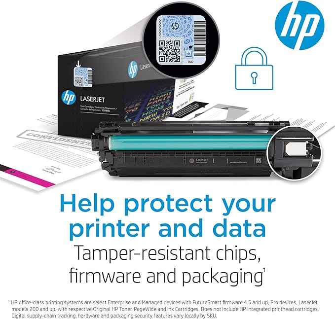 HP 206A Yellow Toner Cartridge | Works with HP Color LaserJet Pro M255, HP Color LaserJet Pro MFP M282, M283 Series | W2112A