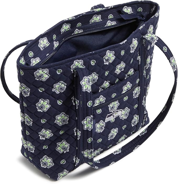 Vera Bradley Women's Cotton NFL Small Vera Tote Bag (Multiple Teams Available)