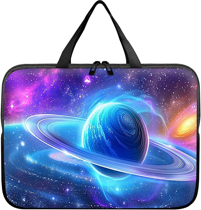 Laptop Sleeve Case Bag 13 inch, Cosmic Planet Slim Carrying Case Durable Handbag Travel Laptop Bag for 13 inch MacBook Air M3/M2/Pro M2/ 13" iPad Pro/Air M4/M2 2024