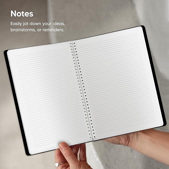 2025 Planner Weekly and Monthly – Hourly Appointment Book 2025 – Softcover, Twin-Wire Binding – Teacher Planner, Simple Design for Productivity – 8.5 x 11