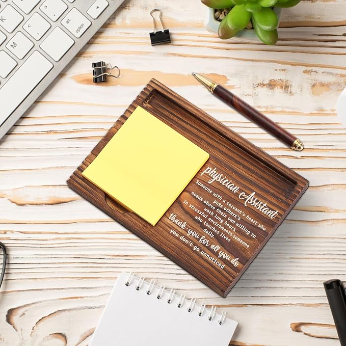 Physician Assistant Sticky Notepad Holder, Thank You Gifts for Physician Assistant, Appreciation Gifts for PA School Nurse Week Gift Sticky Note Pad Holder TZP25