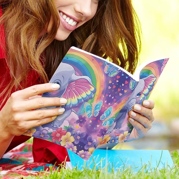 Gomyblomy Dolphin Print Book Cover Book Sleeve for Textbooks, Cute Animal Print Jumbo Bible Book Sox Protective Book Covers Hard Book Covers Reusable Textbook Jackets School Supplies