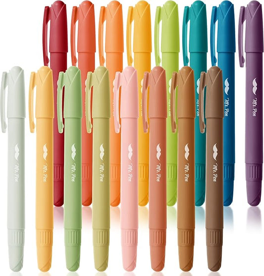 Mr. Pen- Gel Highlighter, 16 Pack, Assorted Colors, Bible Highlighters No Bleed, No Bleed Highlighters, Bible Highlighter, Bible Markers, Gel Highlighters for Bibles, Highlighter