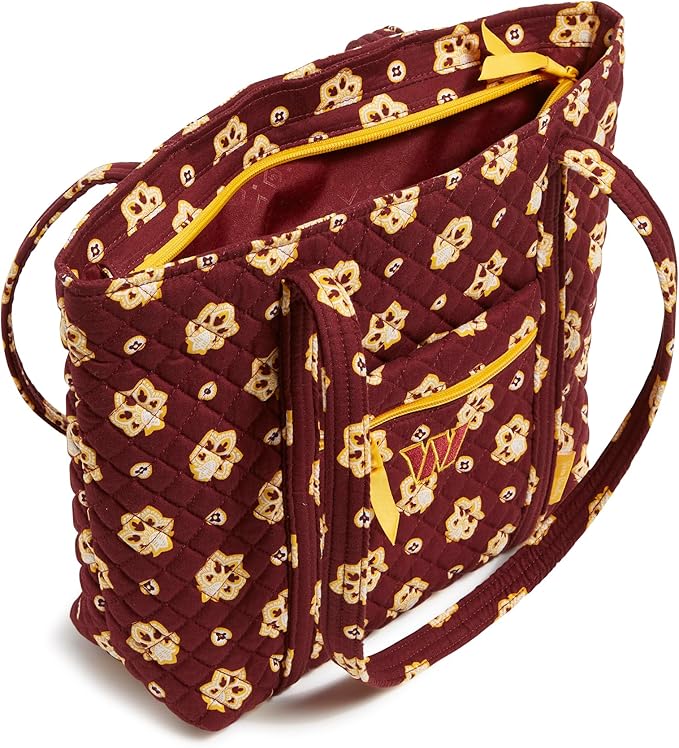 Vera Bradley Women's Cotton NFL Small Vera Tote Bag (Multiple Teams Available)