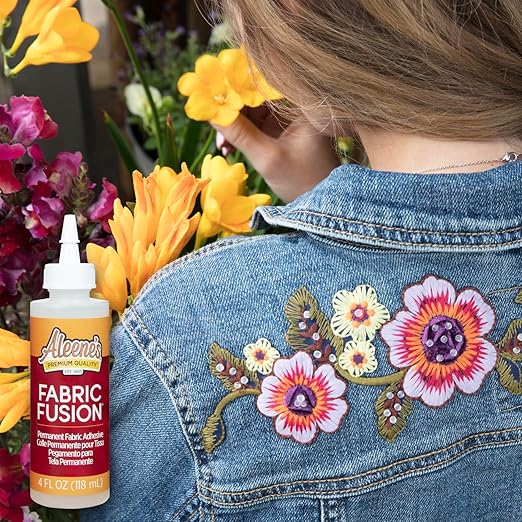 Aleene's Fabric Fusion Permanent Fabric Adhesive 3-Pack, 4 oz.
