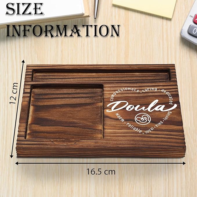 Doula Sticky Note Holder, Thank You Gifts for Pregnancy Support Childbirth Helper, Birth Worker Delivery Doula Appreciation Gifts, Nurse Week Gifts Desk Self-Stick Note Pad Holders TZP40