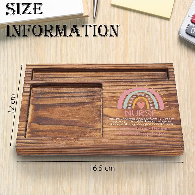Nurse Gifts Sticky Note Holder, Nurse Appreciation Nurse Graduation Nurses Week Gift, Thank You Gifts for RN PN Healthcare Workers Clinic Hospital Self-Stick Note Pad Holders TZP56