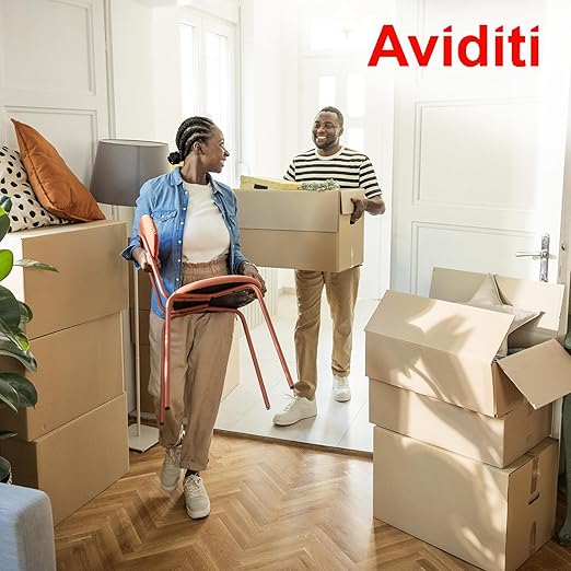 AVIDITI Deluxe 24" x 18" x 18" Single Wall Cardboard Boxes (10-Pack) | Large Corrugated Boxes For Shipping, Packaging, Moving, Storage Box for Home or Business, Strong Wholesale Bulk Boxes