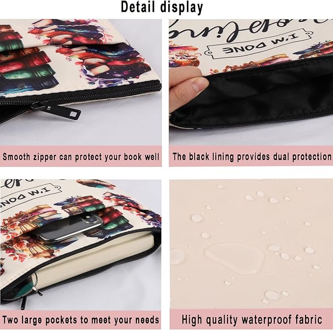 BWWKTOP Little House Book Sleeve Laura Fans Gifts I Am Beginning To Learn That It Is The Sweet Simple Things In Life That Are The End Ones After All Little House Book Covers Book Protector (i am