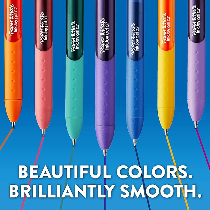 Paper Mate InkJoy Pens, Gel Pens, Medium Point (0.7 mm), Assorted, 36 Count