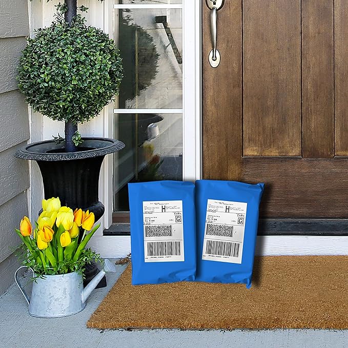 Colored Poly Mailers Pack of: Be creative with your packaging with Colored mailers (Blue, 7.5" x 10.5" pack of 500)