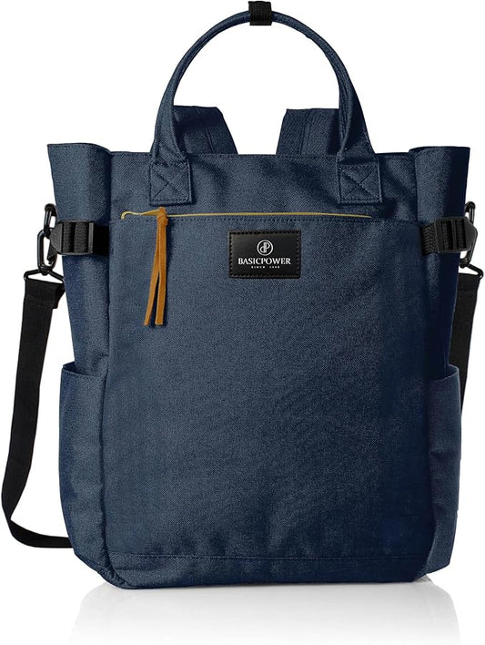 BASICPOWER Backpack Purse for Women Tote Bag Travel Laptop Bookbag Work Nurse Teacher Bag 15.6-in Computer Navy