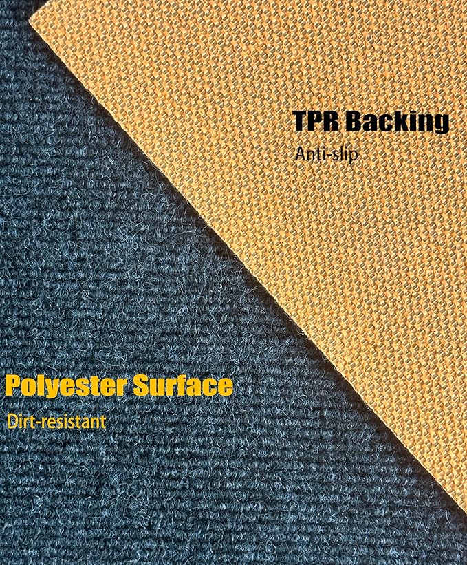Office Chair Mat for Hardwood 36"x48" Computer Gaming Desk Floor Mat for Rolling Chair Non Slip Floor protector,Black