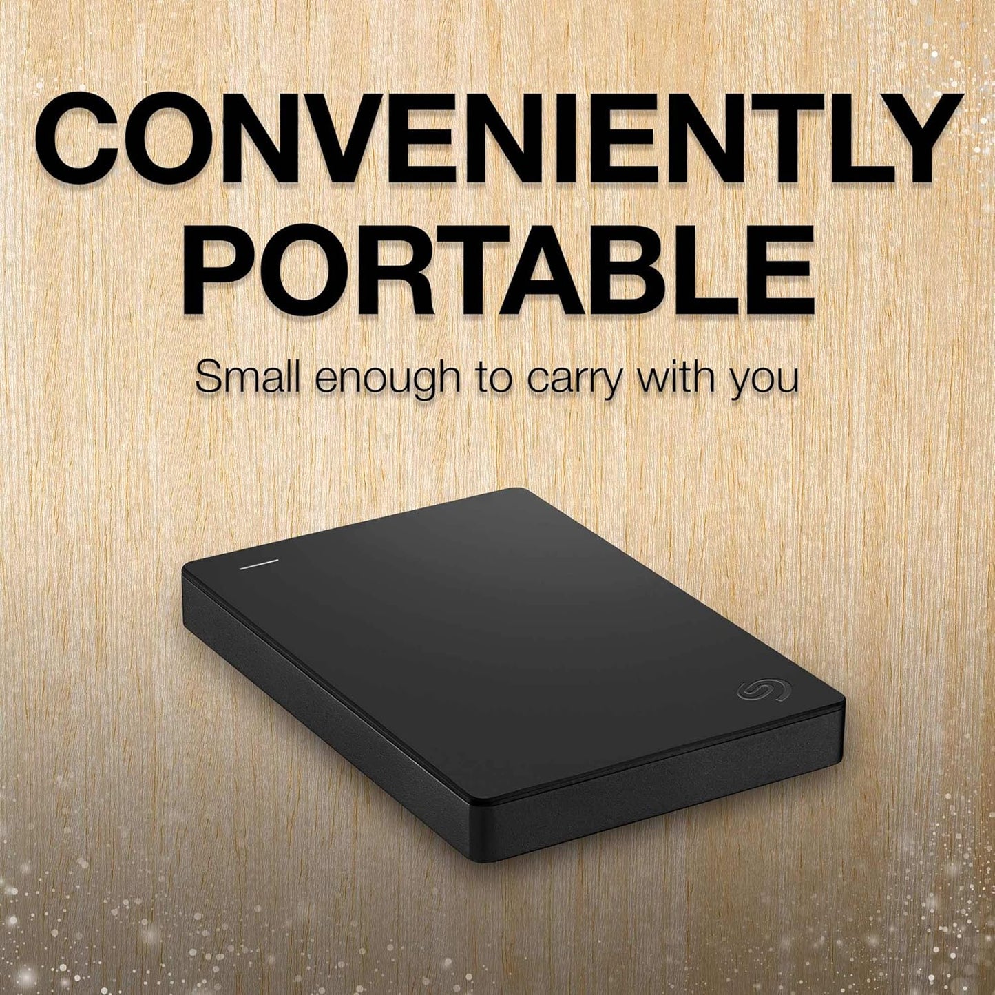 Seagate Portable 5TB External Hard Drive HDD – USB 3.0 for PC, Mac, PS4, & Xbox - 1-Year Rescue Service (STGX5000400), Black