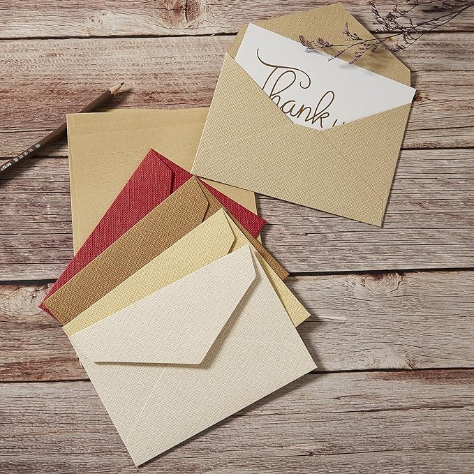20 Pcs 4 x 6 Envelopes,A6 Envelopes, Card Envelopes, White Paper Envelopes, Invitation Envelopes, Postcard Envelopes (Grey-20pcs)