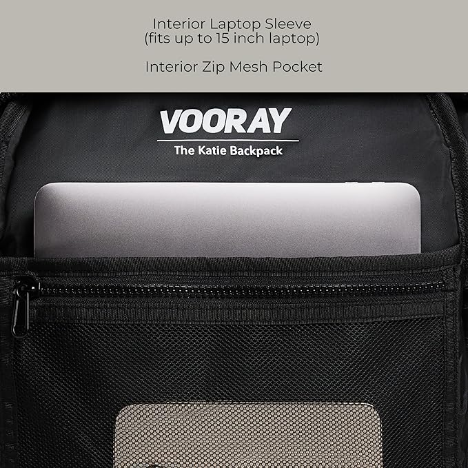 VOORAY 19L Katie Backpack – Large Travel Backpack, Gym & Sports Backpack