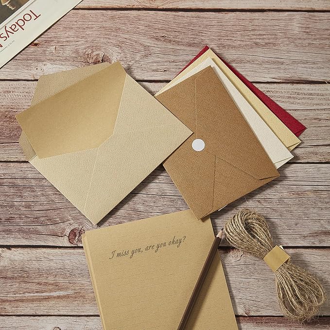 20 Pcs 4 x 6 Envelopes,A6 Envelopes, Card Envelopes, White Paper Envelopes, Invitation Envelopes, Postcard Envelopes (Grey-20pcs)