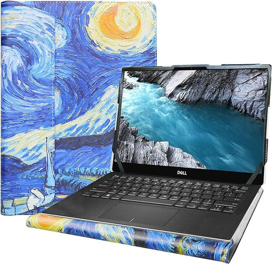 Alapmk Protective Case for 13.3" Dell XPS 13 2-in-1 7390/Dell XPS 13 2-in-1 9310/Latitude 9330 9340 & ThinkPad 13X Gen 2/Thinkbook 13x Gen 4[Not fit XPS 13 2-in-1 9365/XPS 13 7390 9310],Starry Night