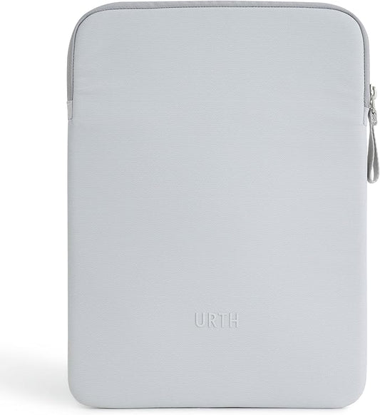 Urth Naos Laptop Sleeve - 13-14 Inch Padded, Water Resistant, Recycled Laptop Case Compatible with MacBook Air/Pro in Ash Grey